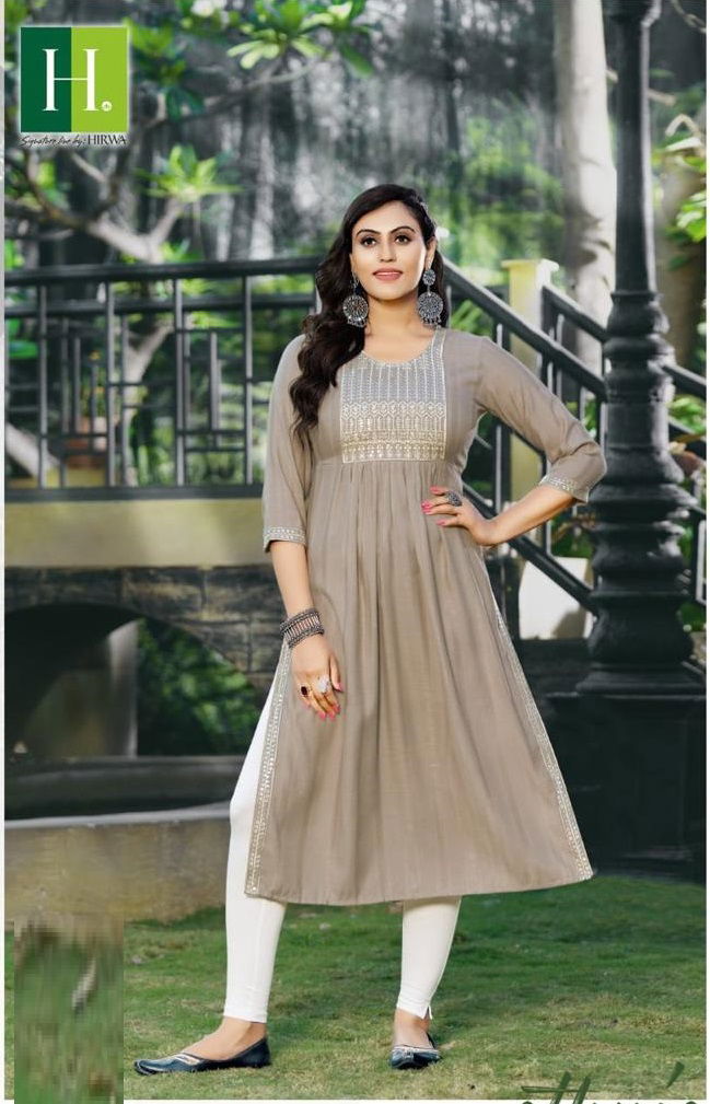 Naira Vol 2 By Hirwa Long Kurtis Catalog